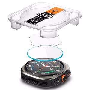 Spigen Glas.TR EZ Fit -karkaistu lasi Samsung Galaxy Watch Ultra (47mm):lle - kirkas (2 kpl)