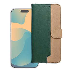 Flip case for Samsung A37 Split Book green and gold