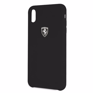 Ferrari Hardcase FEOSIHCI65BK iPhone Xs Max musta/musta Silikoni Off track