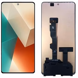 LCD-näyttö Xiaomi Redmi Note 13 5G/Redmi Note 14S kosketusnäytöllä musta ORG