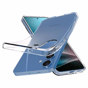 Spigen Liquid Crystal suojakuori Samsung Galaxy S25 -puhelimelle - läpinäkyvä
