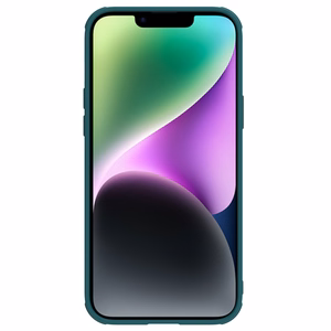 Nillkin CamShield Nahka S Kotelo iPhone 14 Plus kotelo suojus kameran suojus vihreä