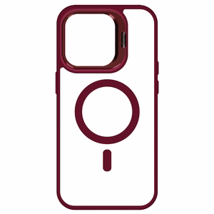 Tel Protect Kickstand MagSafe Suojakuori iPhone 13 Pro Maxlle burgundinpunainen