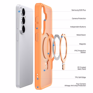 Dux Ducis Yind Magneettitelinesuojakuori Samsung S26 Plus - oranssi