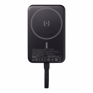 X-ONE Orbit Magcharge MagSafe-yhteensopiva varavirtalähde, 10000mAh, musta