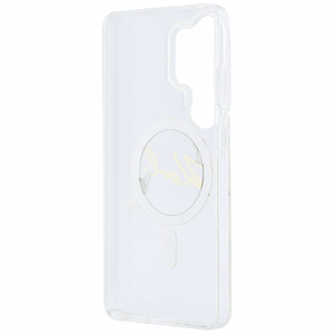 Karl Lagerfeld IML KC Script MagSafe Case for Samsung Galaxy S26 Ultra - Transparent