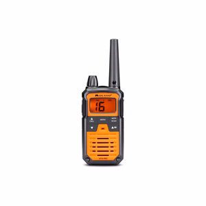 MIDLAND XT70 PRO -PMR-käsiradiopuhelimet laukussa