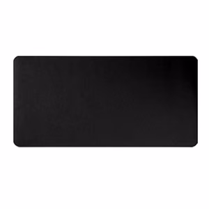 Large PVC Leather Mouse Pad, 1200x600, Black