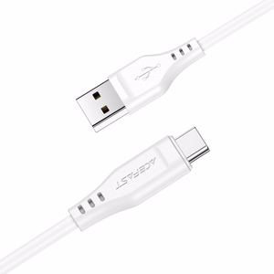 Acefast USB kaapeli - USB Type C 1.2m, 3A valkoinen (C3-04 white)