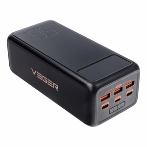 VEGER varavirtalähde 56000 mAh PD QC3.0 5A 130W Tank Boost (W5001C) musta