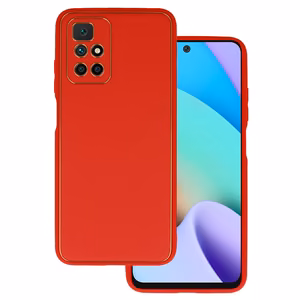 TEL PROTECT Luxury Suojakuori Xiaomi Redmi 10:lle punainen