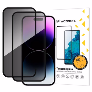 Wozinsky Privacy Glass yksityisyyttä suojaava karkaistu lasi, 2 kpl, iPhone 18 Pro Max