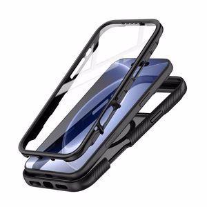 Tech-Protect Defense MagSafe suojakuori mallille iPhone 17 Pro Max / 18 Pro Max – mattamusta