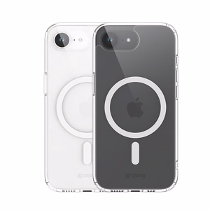 Crong Clear MAG Cover MagSafe suojakuori iPhone 17e / 16e -laitteelle, läpinäkyvä