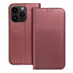 SMART MAGNETO Kirjasuojakuori IPHONE 16 Plus:lle viininpunainen