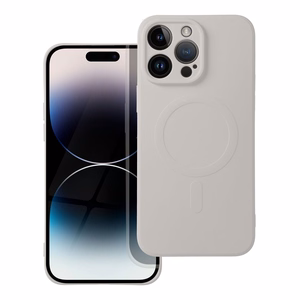 Silikoninen Mag Cover iPhone 17 PRO MAX:lle MagSafe-yhteensopiva titaani