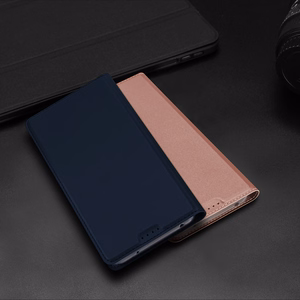 Dux Ducis Skin Pro Suojakuori Xiaomi Redmi Note 12:lle läppäkansi kortti Lompakko jalusta sininen