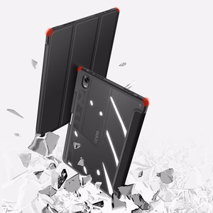Dux Ducis Toby panssaroitu Flip Smart Case Oppo Pad kynänpidikkeellä Musta