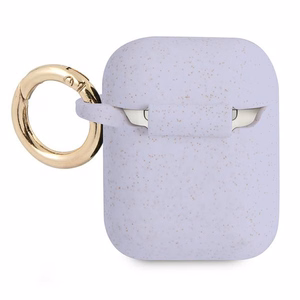 Guess GUA2SGGEU AirPods-suojus violetti/violetti Silikoni Glitter