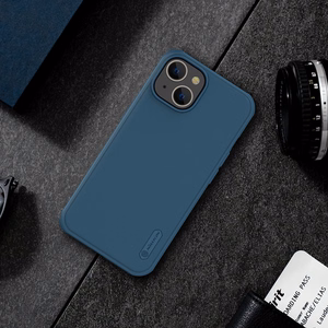 Nillkin Super Frosted Shield Pro kotelo iPhone 14 Plus takakuori sininen