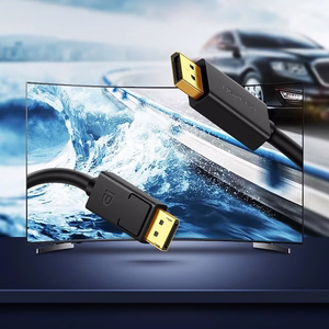 Ugreen DP102 10213 DisplayPort 1.2 4K / DisplayPort 1.2 4K -kaapeli 5m - musta