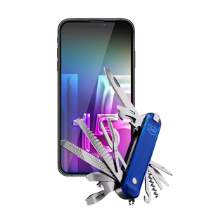 Karkaistu lasi 3mk Hard Glass Max Lite Apple iPhone 15 Plus musta