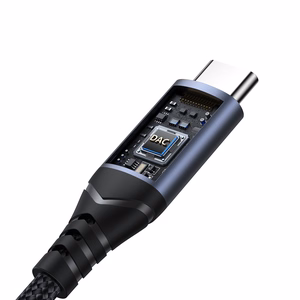 Joyroom SY-C01 USB-C DAC sovitin 3.5 mm mini jack - musta