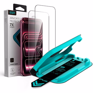 ESR UltraFit Armorite 2 kpl karkaistuja laseja malleille iPhone 18 Pro Max / 17 Pro Max, musta