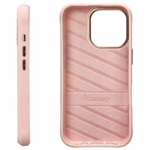 NIMMY Suojakuori GLASSES COOL CAT iPhone 16 Pro:lle vaaleanpunainen