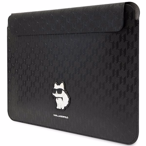 Karl Lagerfeld Saffiano Monogram Choupette Suojakuori 16 tuuman kannettavalle - musta