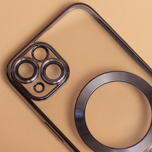 Color Chrome Mag suojakuori iPhone 17 Pro Max 6,9:lle musta avoin rengas