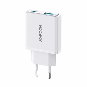 Charger Joyroom Super Slim (TCF14) (1xUSB-C;1xUSB 3A 20W) white