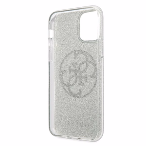 Guess GUHCN65PCUGLKA iPhone 11 Pro Max khaki hard case 4G Circle Glitter