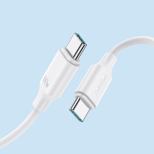 Joyroom Long-Lasting Series A9 USB-C / USB-C PD QC kaapeli 60W 3A 1m - musta
