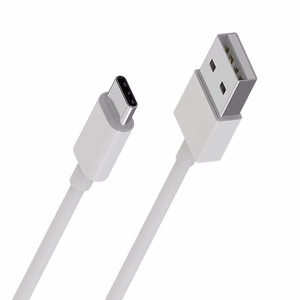 Borofone BX3 USB-A–USB-C-kaapeli, 1 m, 3 A, valkoinen