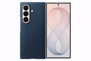 Samsung Carbon Magnet Case for Samsung Galaxy Z Fold 8 Ultra compatible with MagSafe + 2 anti-reflective films - navy blue