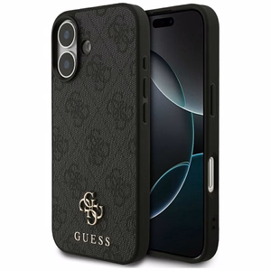 GUESS 4G Small Classic Logo MagSafe -suojakuori iPhone 17 - musta