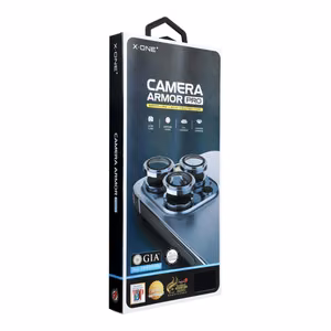 X-ONE Sapphire Camera Armor Pro - iPhone 17 Pro Max:lle - hopeinen