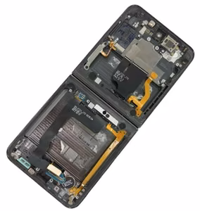 LCD screen Samsung F721 Z Flip4 5G with touch screen with frame (Inner) Phantom Black original (used Grade B)