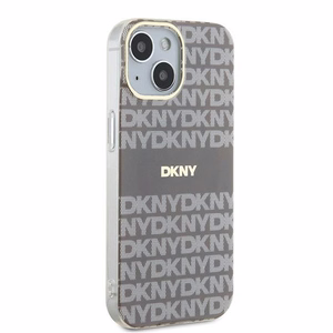 DKNY IML Mono ja Raita MagSafe Suojakuori iPhone 15 / 14 / 13:lle - beige
