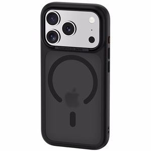 Benks Magnetic Mist metallikehyksinen suojakuori (C.K.FF.AP.BK.0072) iPhone 18 Pro / 17 Pro -puhelimille, musta, kameran ohjauspainikkeella
