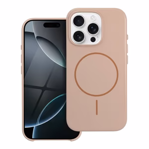 Suojakuori iPhone 16 PLUS:lle Premium Glossy Mag Cover yhteensopiva MagSafe:n ja Camera Control -painikkeen kanssa desert gold