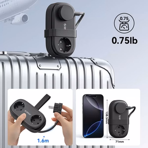 Orico AP3 20W GaN 5in1 jatkojohto 2x AC + 2x USB-A + 1x USB-C - musta