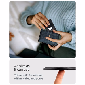 Spigen AirFit 2 -suojakotelot Apple AirTag 1/2 -paikantimelle, 2 kpl – mustat