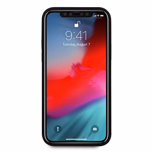 Ferrari FESPEHCP12MBK iPhone 12/12 Pro 6.1" musta/musta kovakotelo On Track rei'itetty