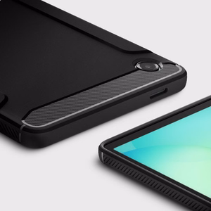 Spigen Rugged Armor Suojakuori Samsung Galaxy Tab A11 8.7 X133 / X135:lle - Musta