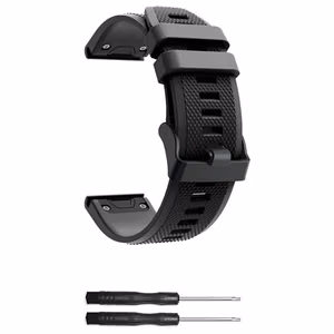 Rannehihna Reach Garmin Fenix 5 musta