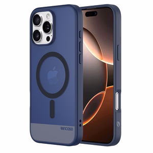Incase Slim Case -suojakuori MagSafe-tuella iPhone 16 Pro Max -puhelimelle, Deep Space Blue