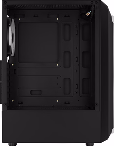 Aerocool Bionic musta Midi Tower tietokonekotelo