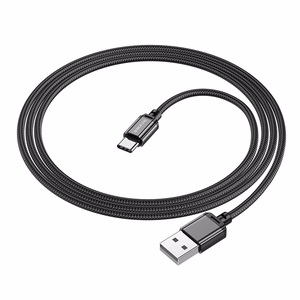 Borofone BX87 Sharp USB - Type-C Kaapeli 3A 1m - musta